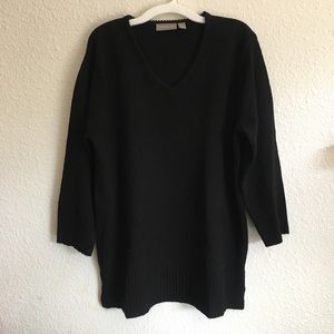 Croft & Barrow Black Knit Sweater